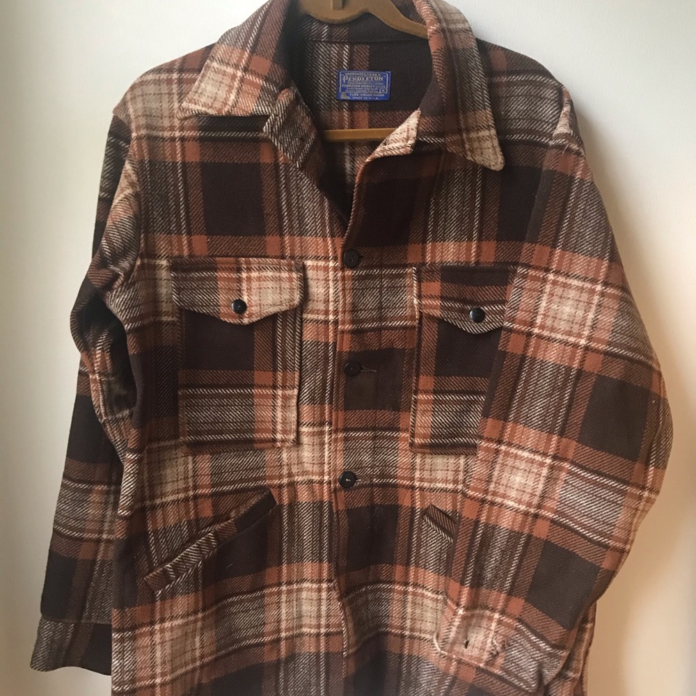 Pendleton Vintage Wool Plaid Coat
